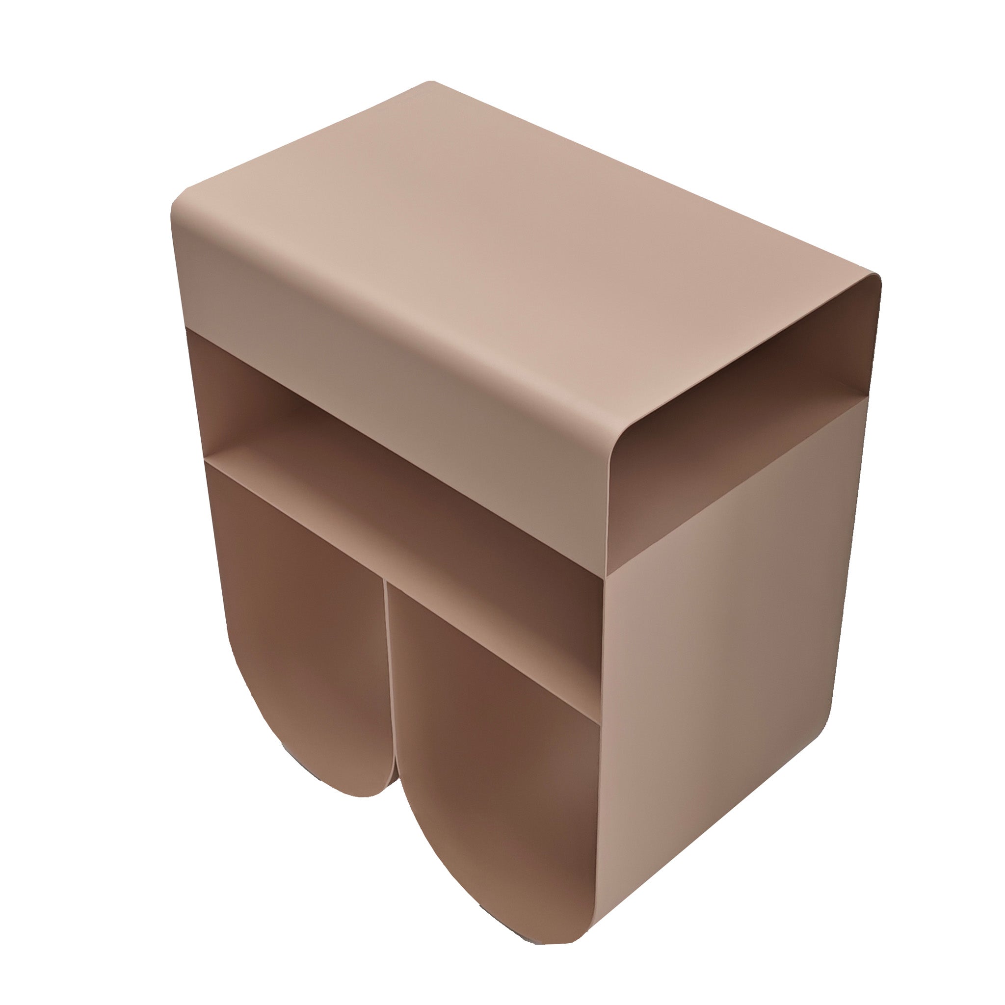 40cm Capri Side Table - Smoky Pink