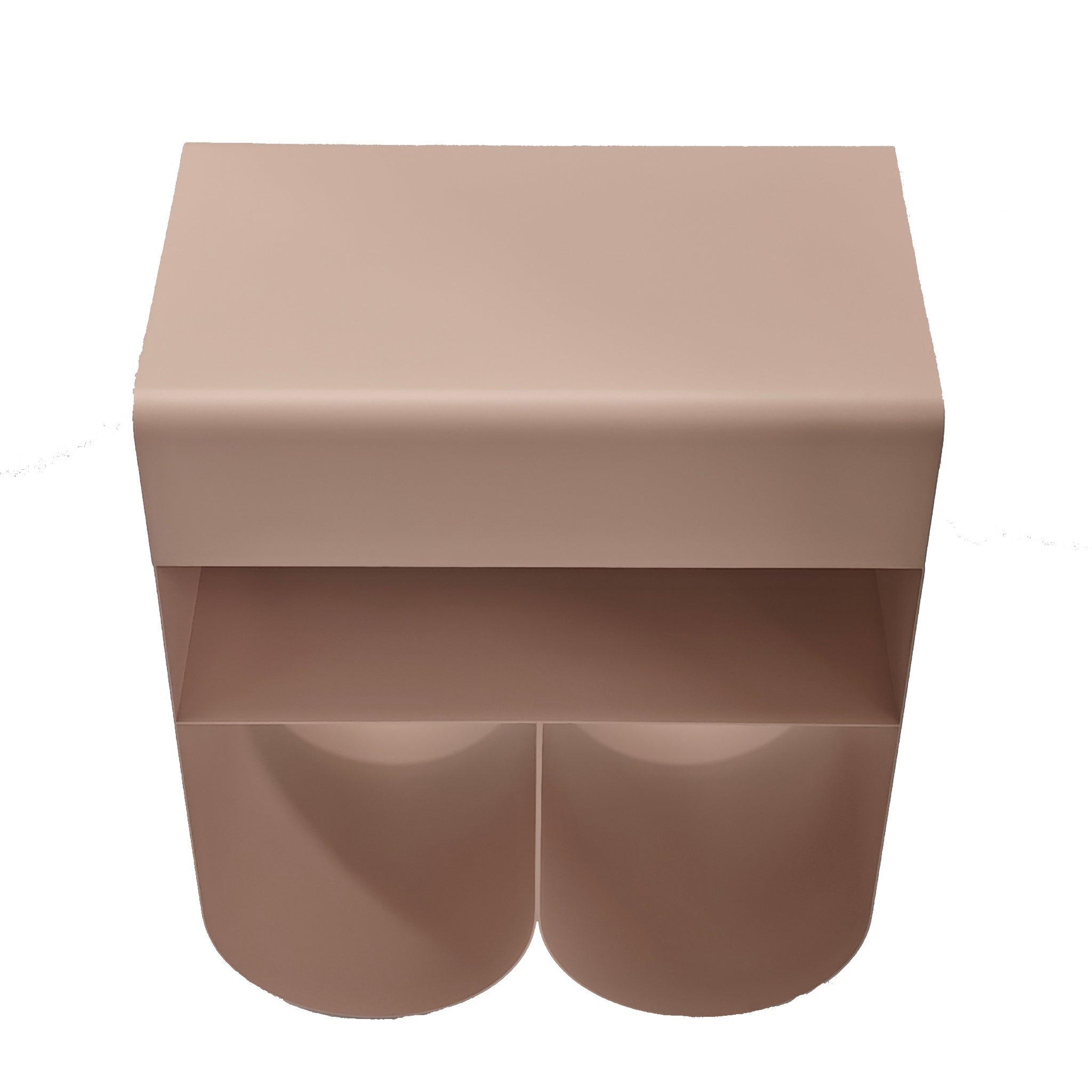 40cm Capri Side Table - Smoky Pink