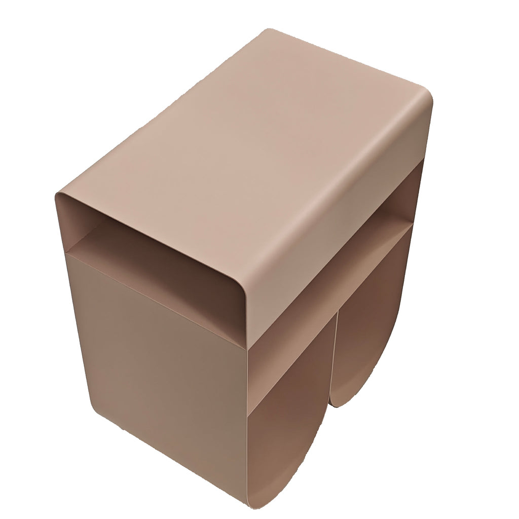 40cm Capri Side Table - Smoky Pink