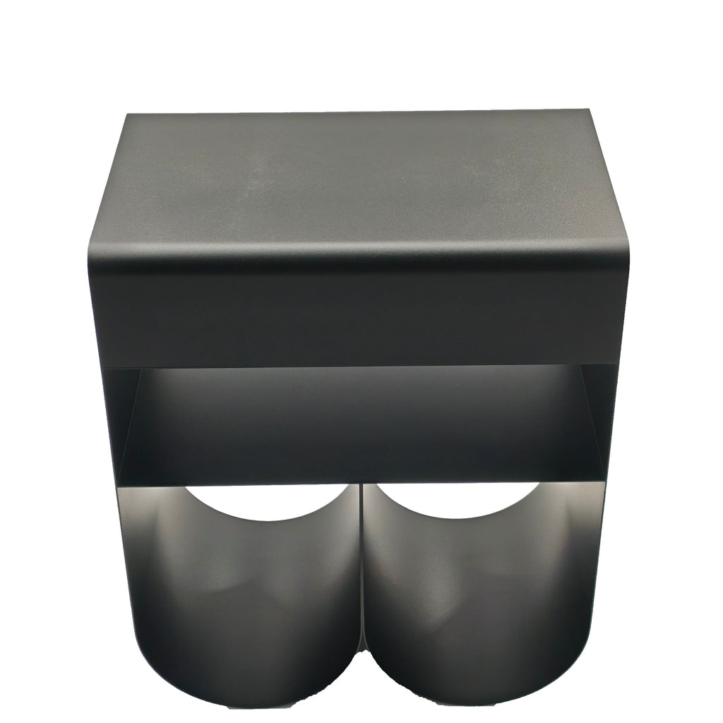 40cm Capri Side Table - Full Black