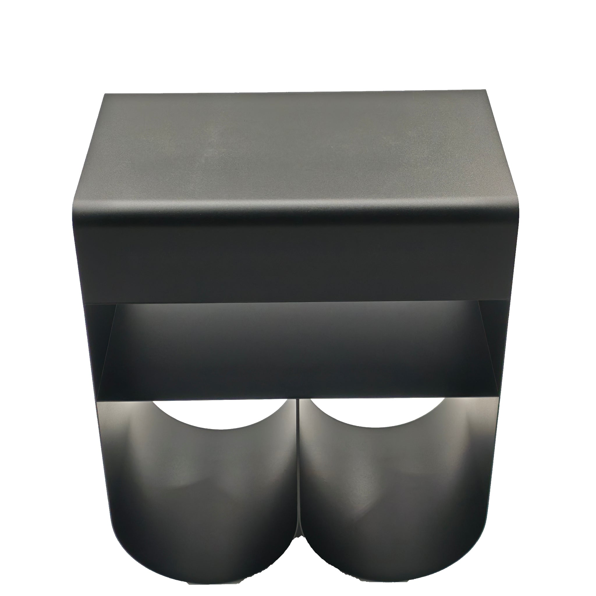 40cm Capri Side Table - Full Black