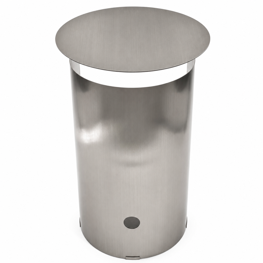 38cm Capri Side Table - Stainless Steel