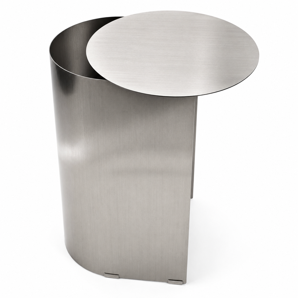 38cm Capri Side Table - Stainless Steel