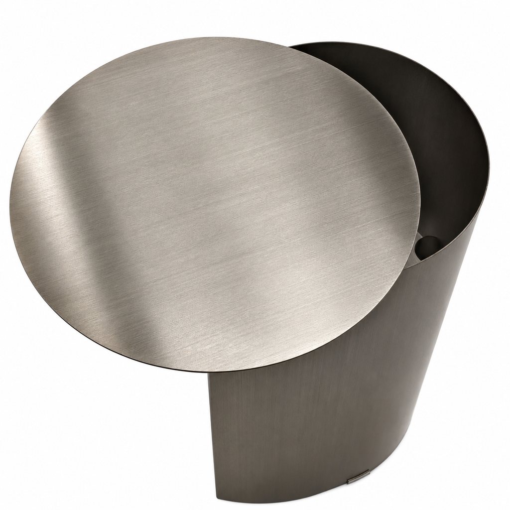 38cm Capri Side Table - Stainless Steel