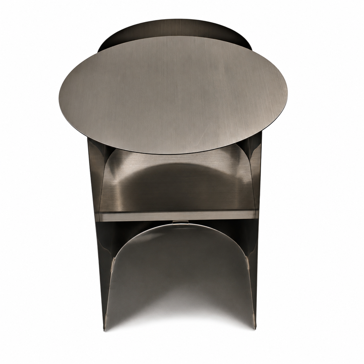 38cm Capri Side Table - Stainless Steel