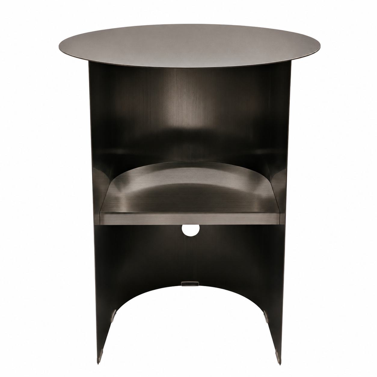 38cm Capri Side Table - Stainless Steel