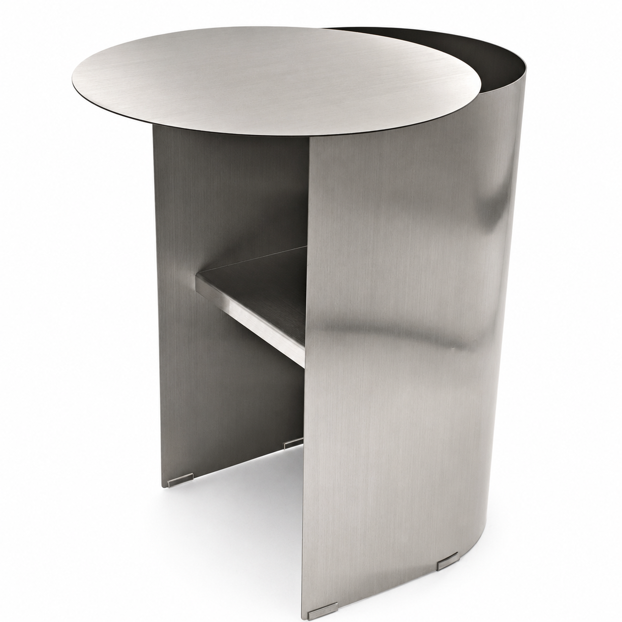 38cm Capri Side Table - Stainless Steel