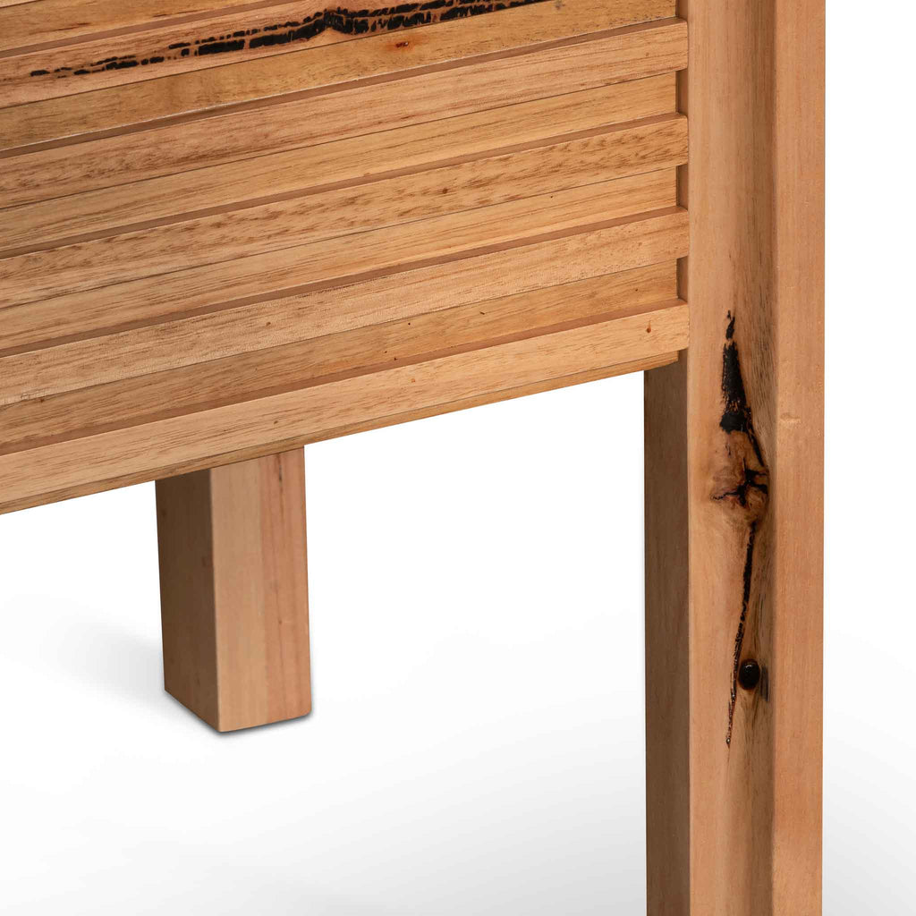 Single Drawer Bedside Table - Messmate