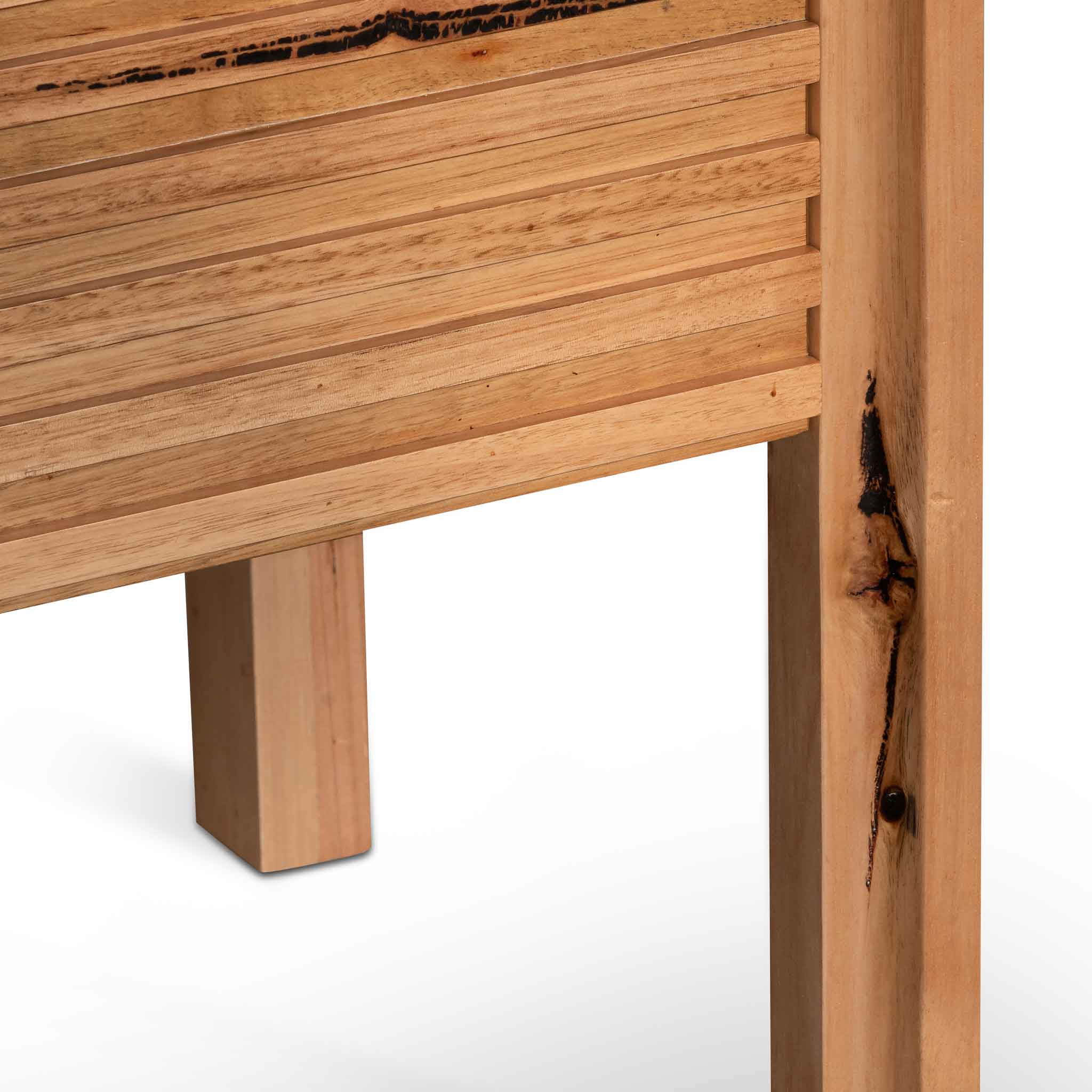 Single Drawer Bedside Table - Messmate