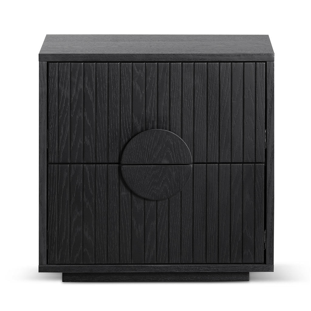 - Bedside Table - Black Oak