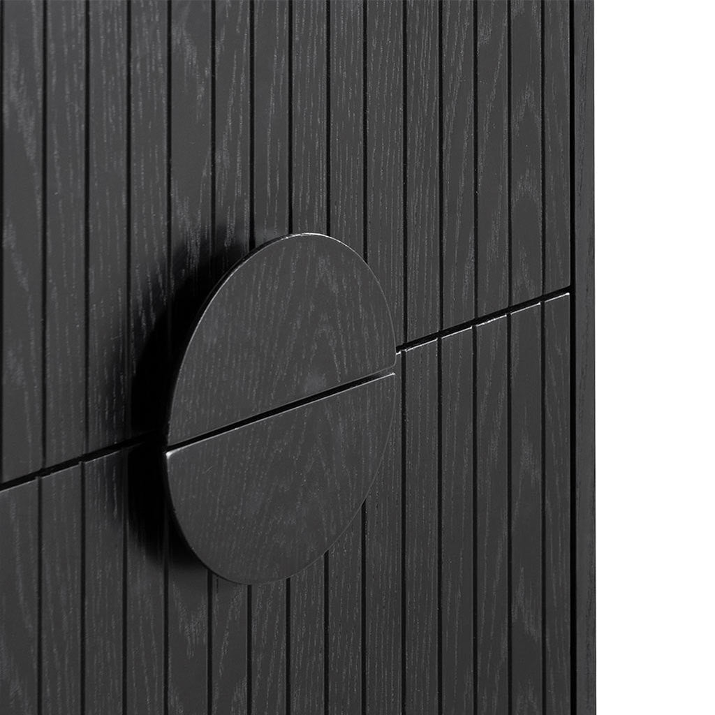 - Bedside Table - Black Oak