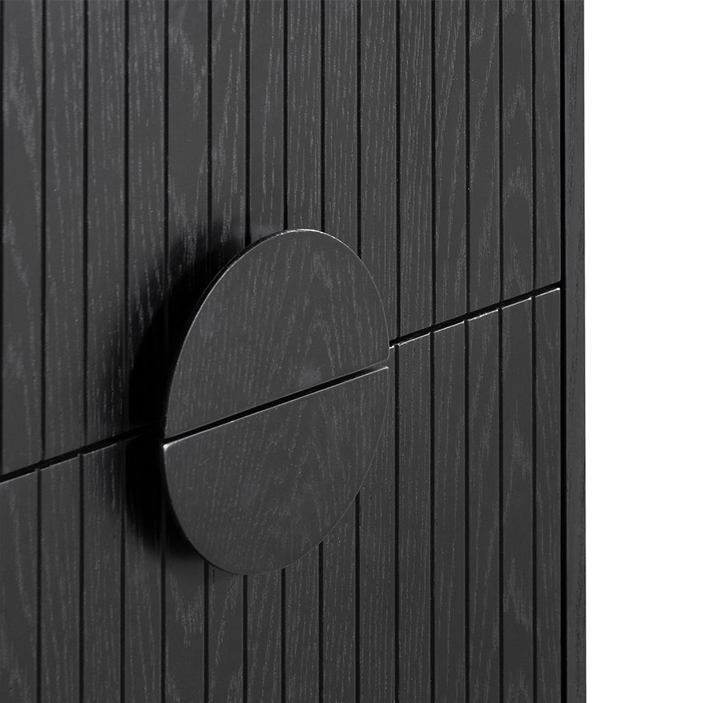 - Bedside Table - Black Oak