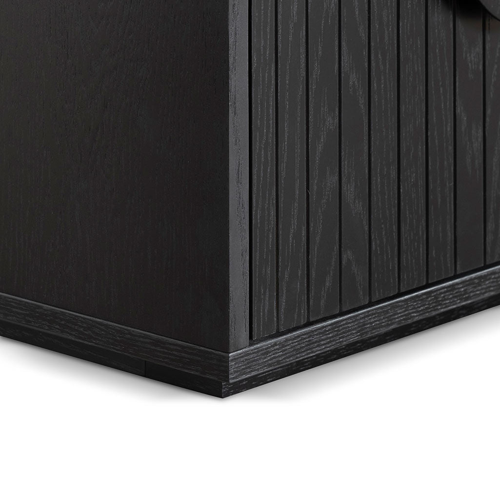 - Bedside Table - Black Oak
