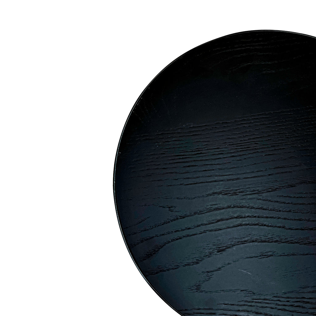 Oak Capri Side Table - Full Black
