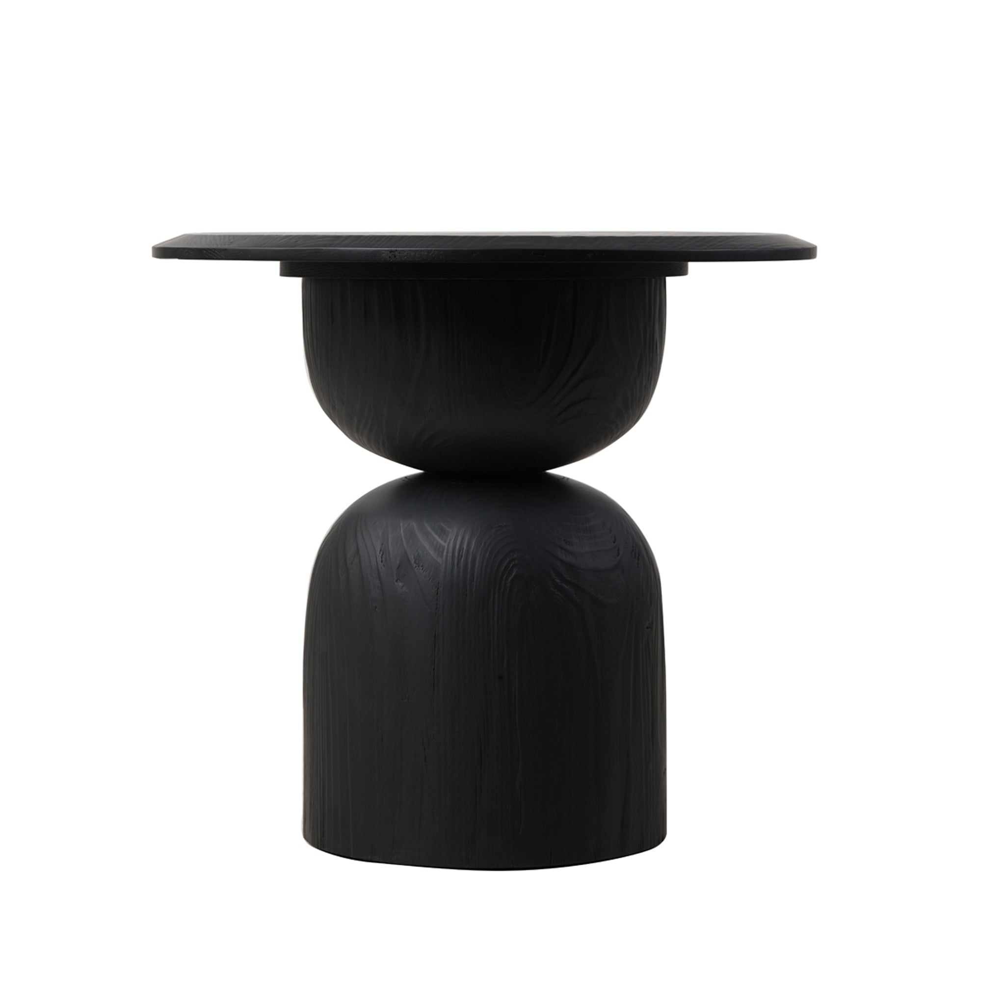 Round Capri Side Table - Full Black
