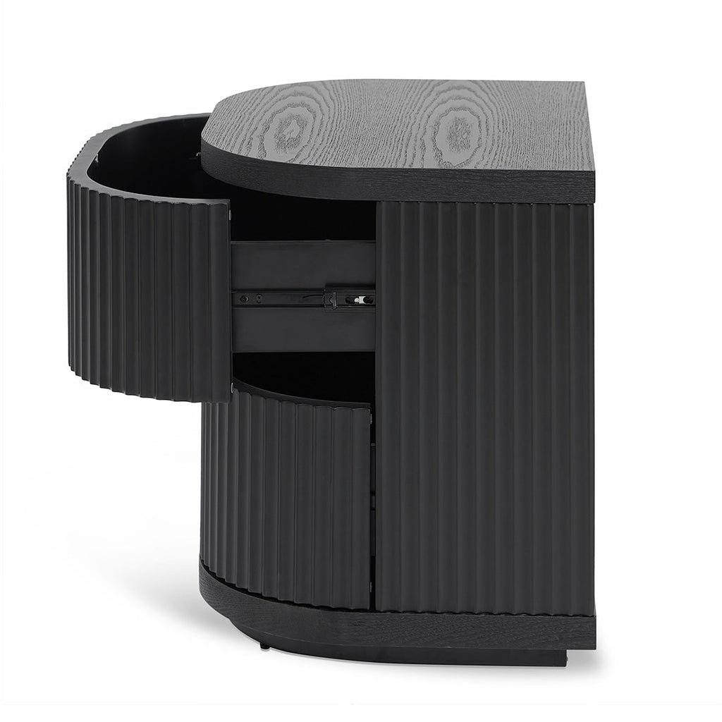 Bedside Table - Full Black