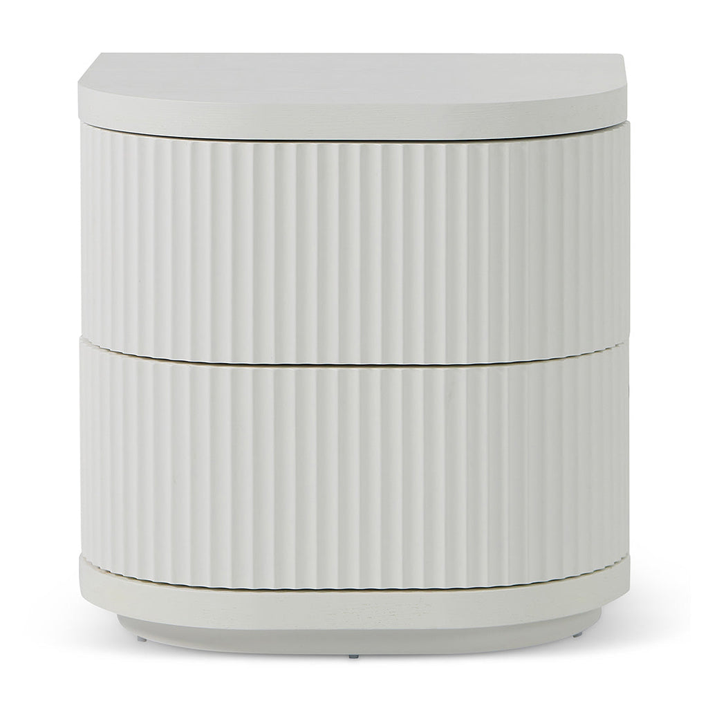 Bedside Table - Full White