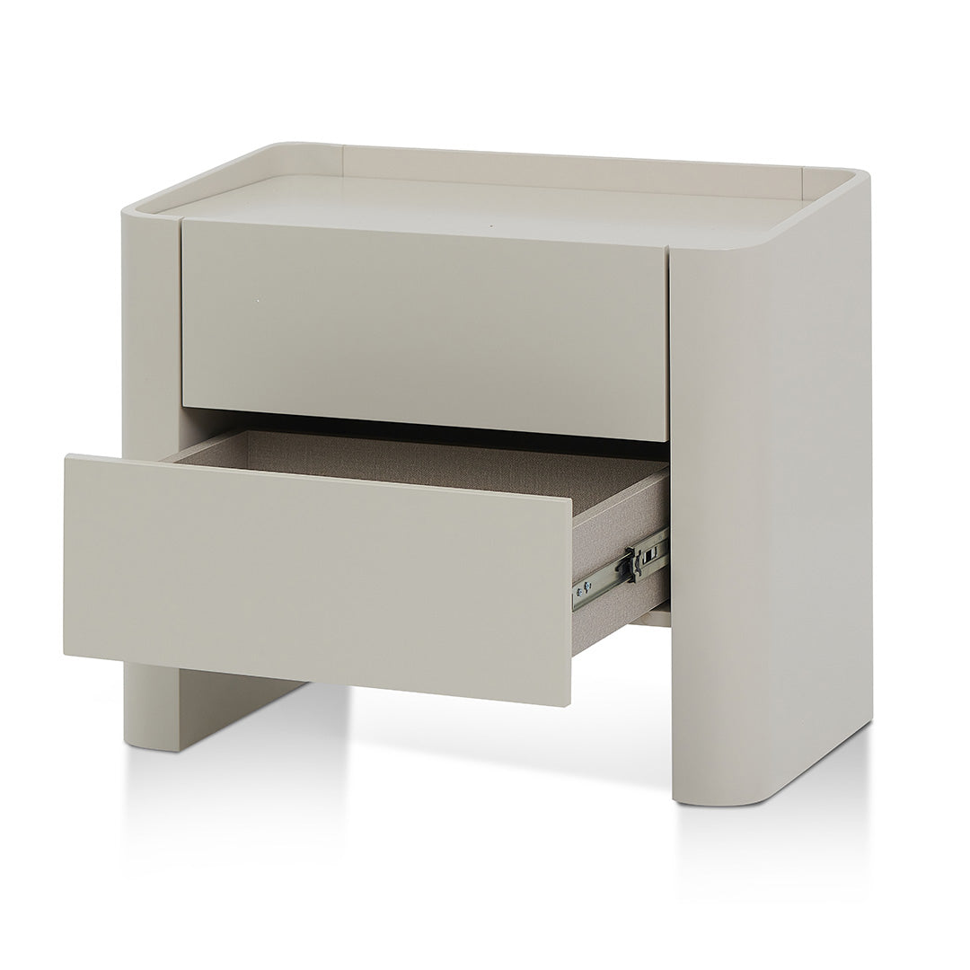 Bedside Table - Warm Grey