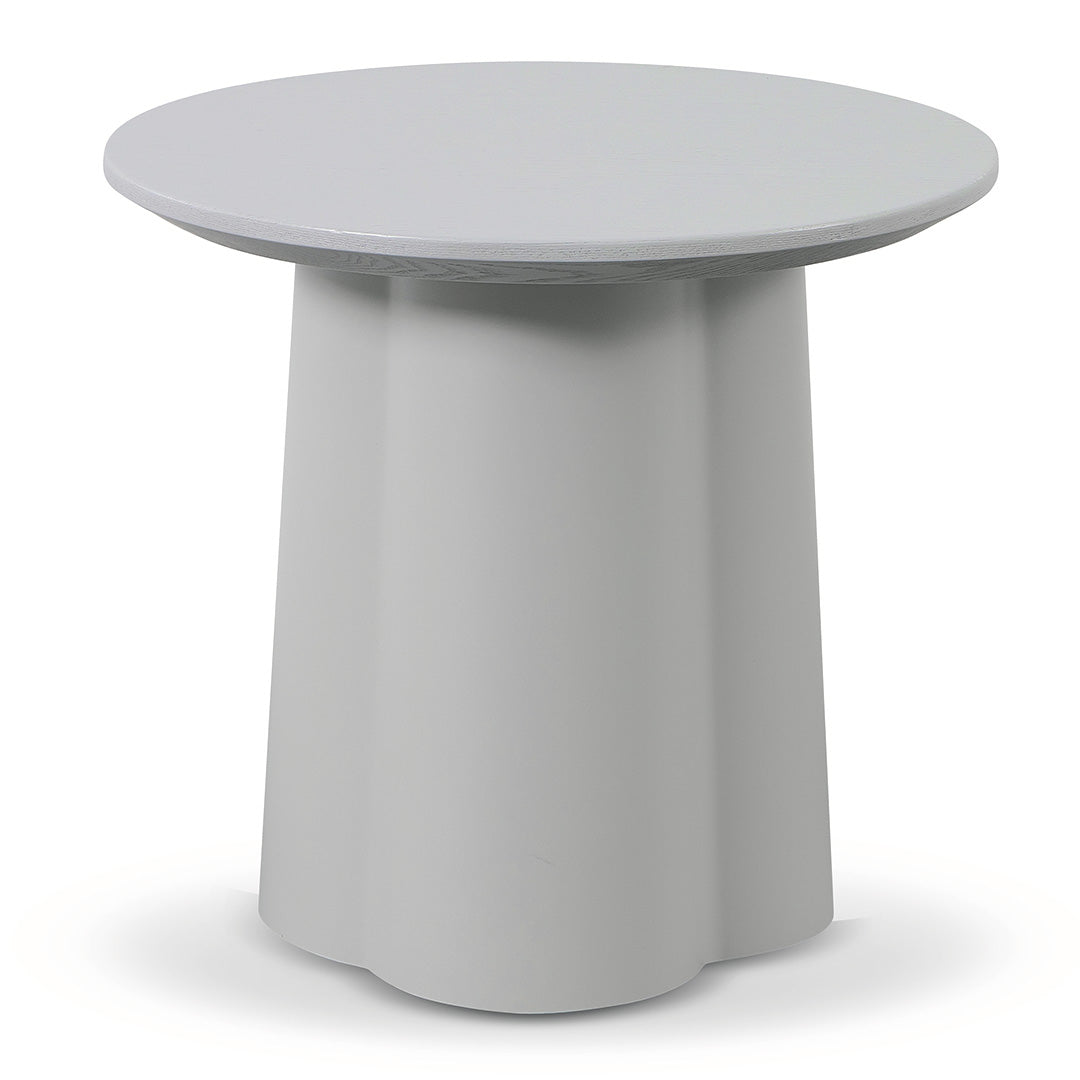 Round Capri Side Table - Light Grey