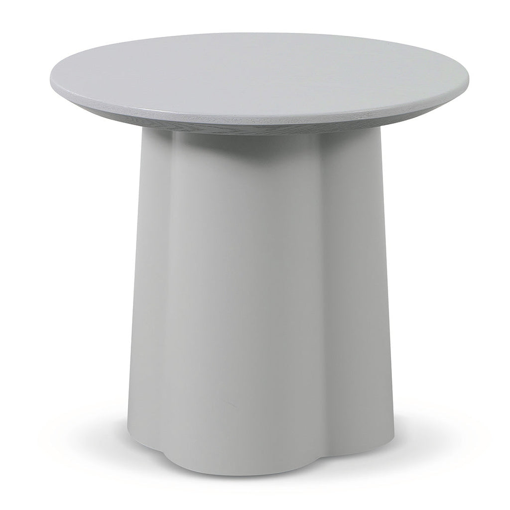 Round Capri Side Table - Light Grey
