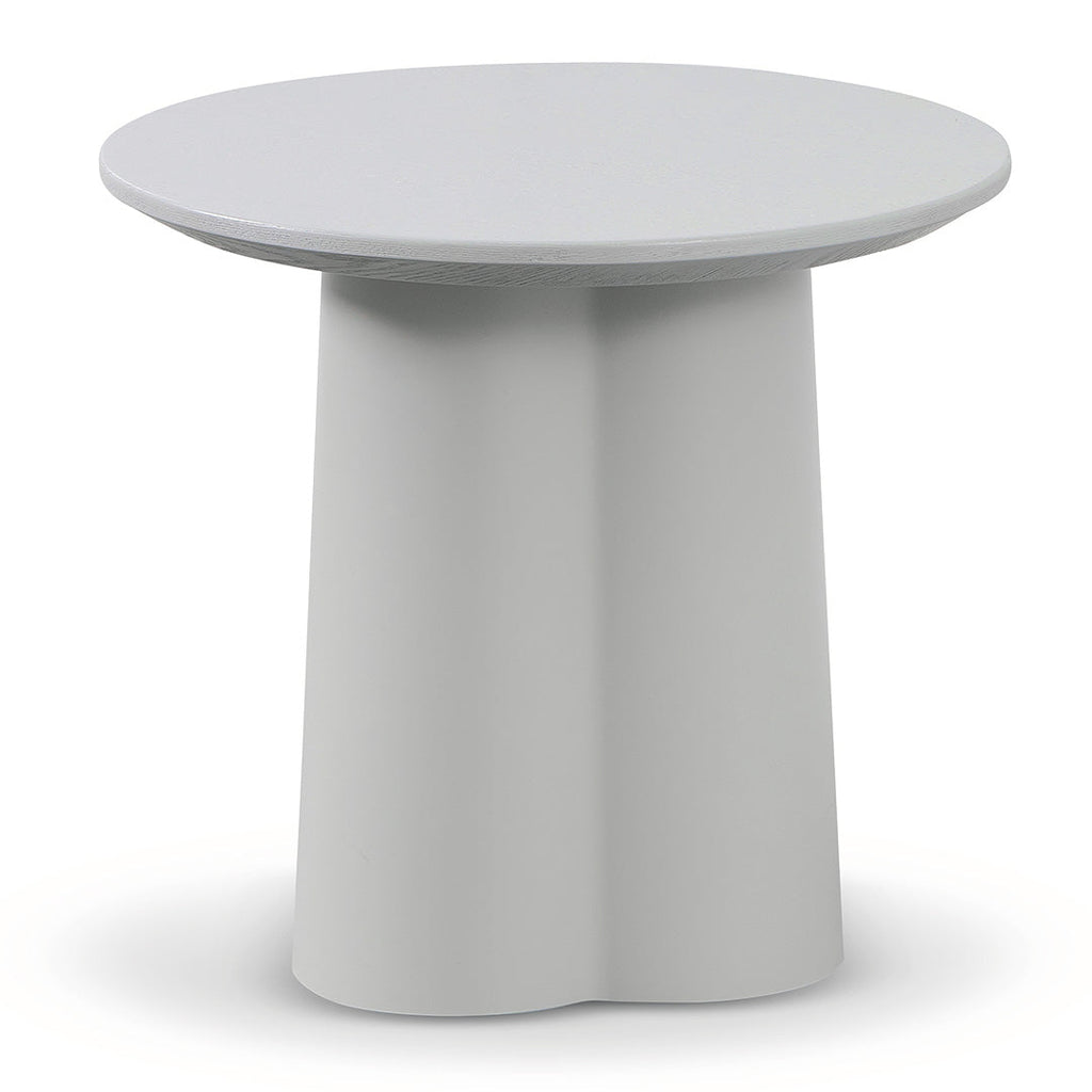 Round Capri Side Table - Light Grey