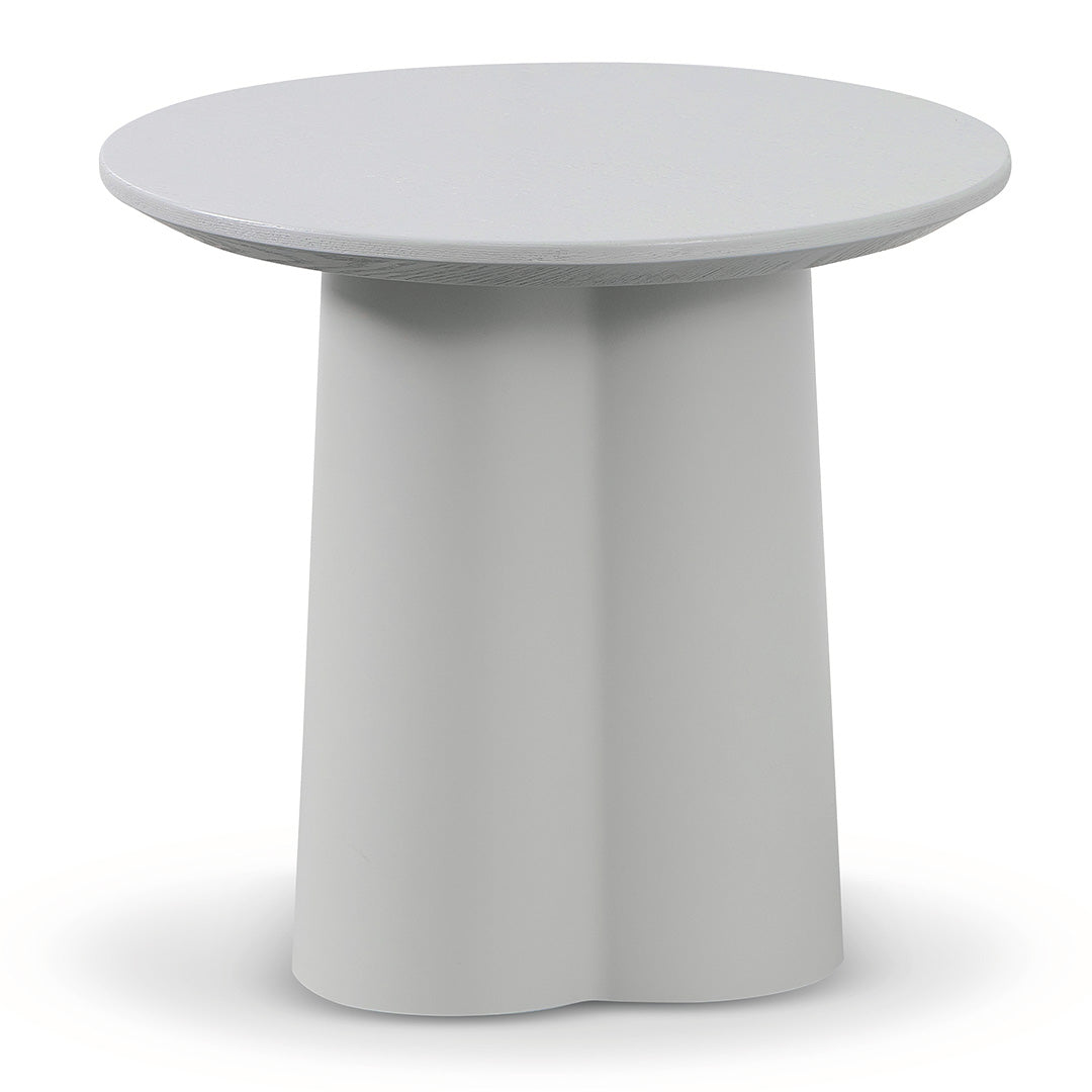 Round Capri Side Table - Light Grey