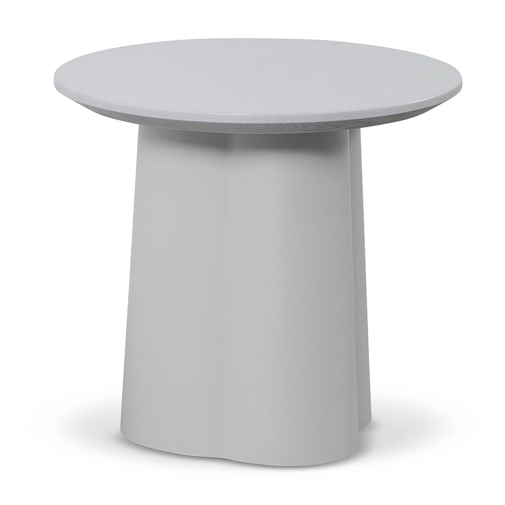 Round Capri Side Table - Light Grey