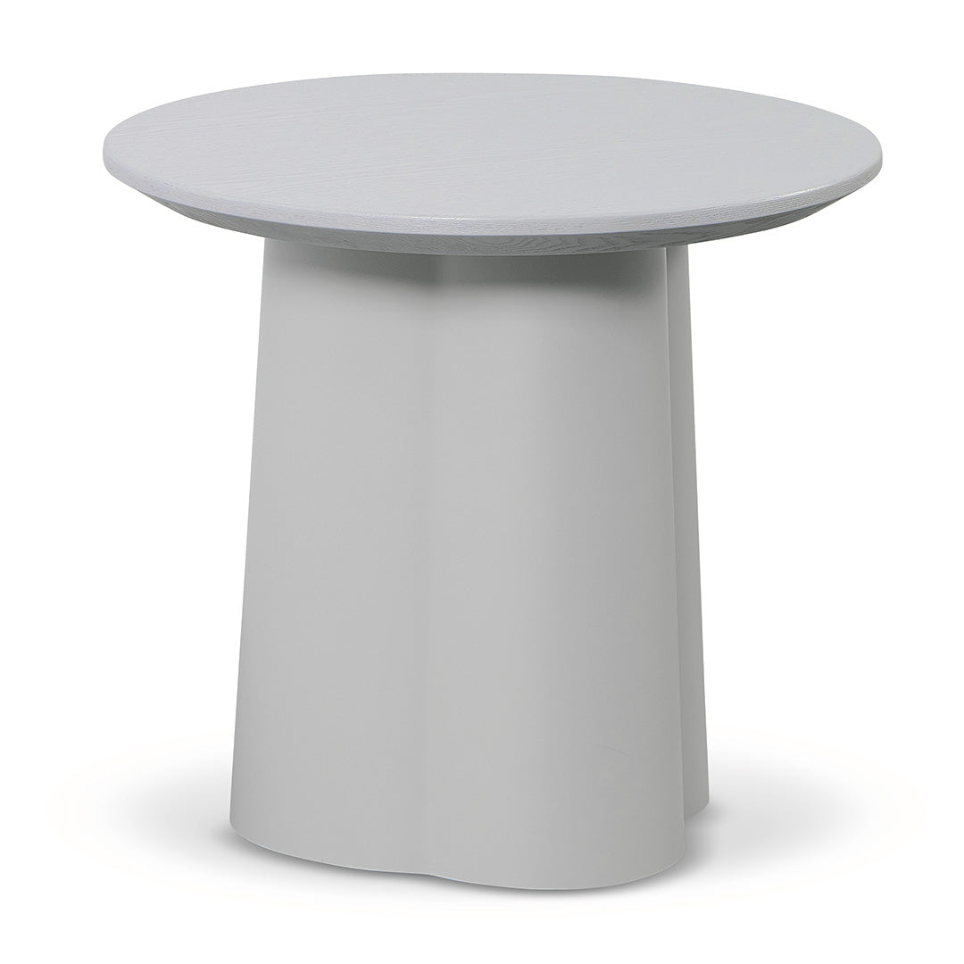 Round Capri Side Table - Light Grey