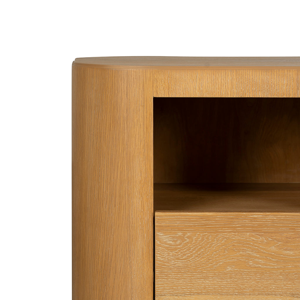 Bedside Table - Dusty Oak