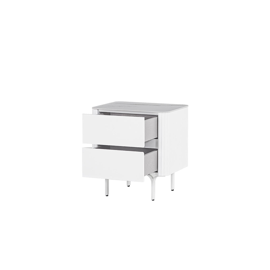 Bedside Table - White
