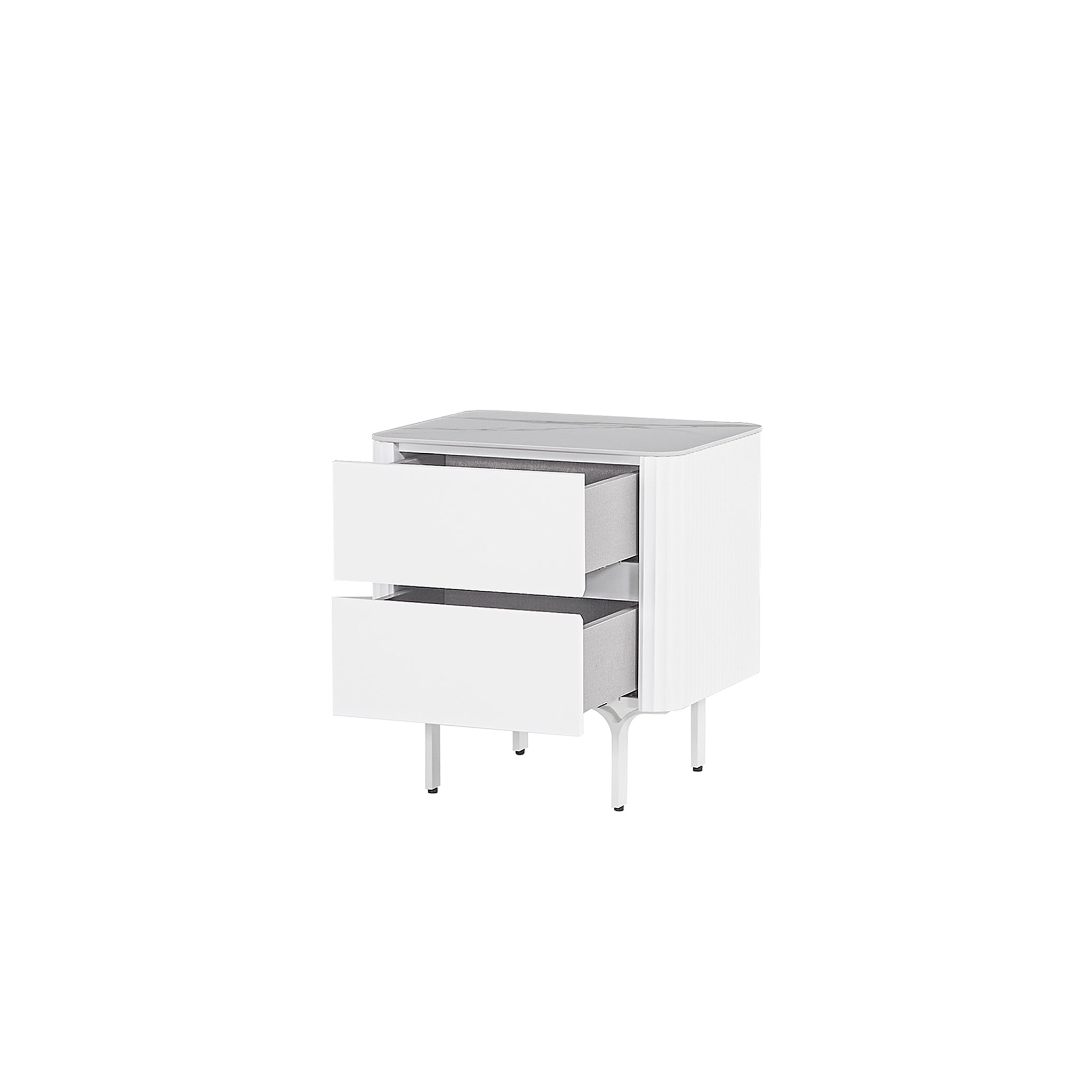 Bedside Table - White