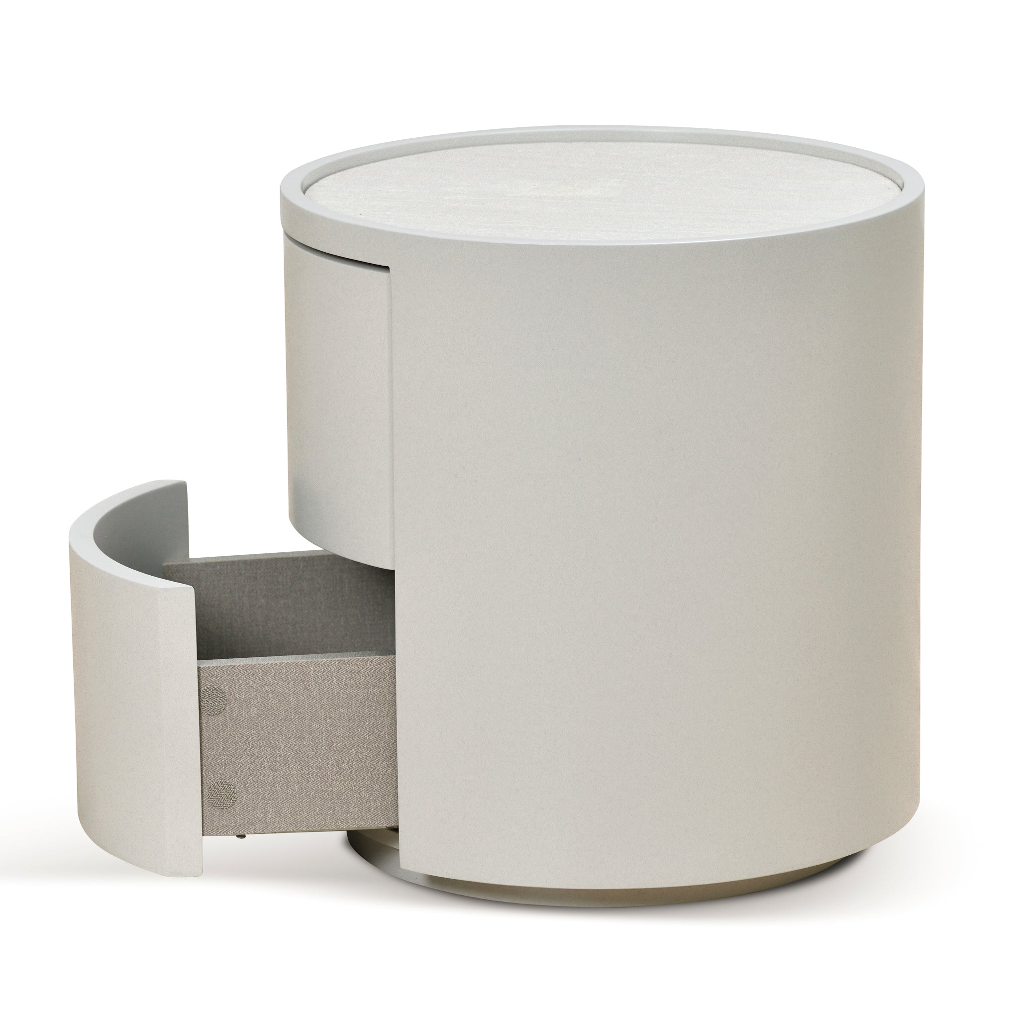 Bedside Table - Warm Grey