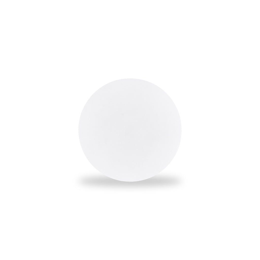 38cm Round Capri Side Table - White