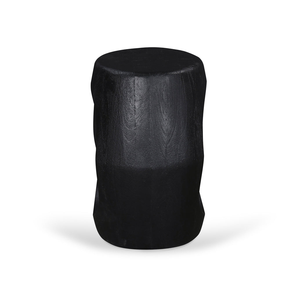 40cm Round Capri Side Table - Full Black