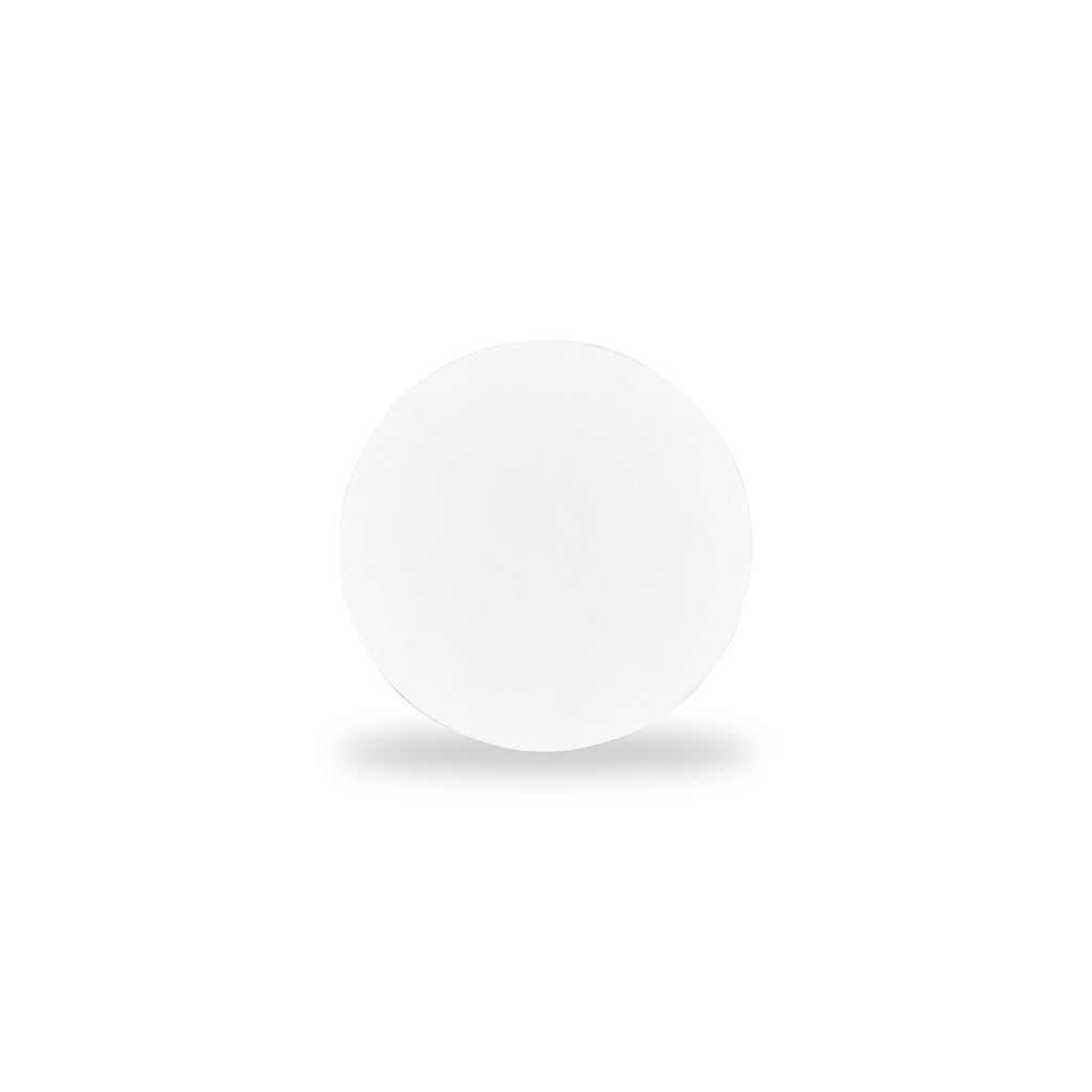32cm Round Capri Side Table - White