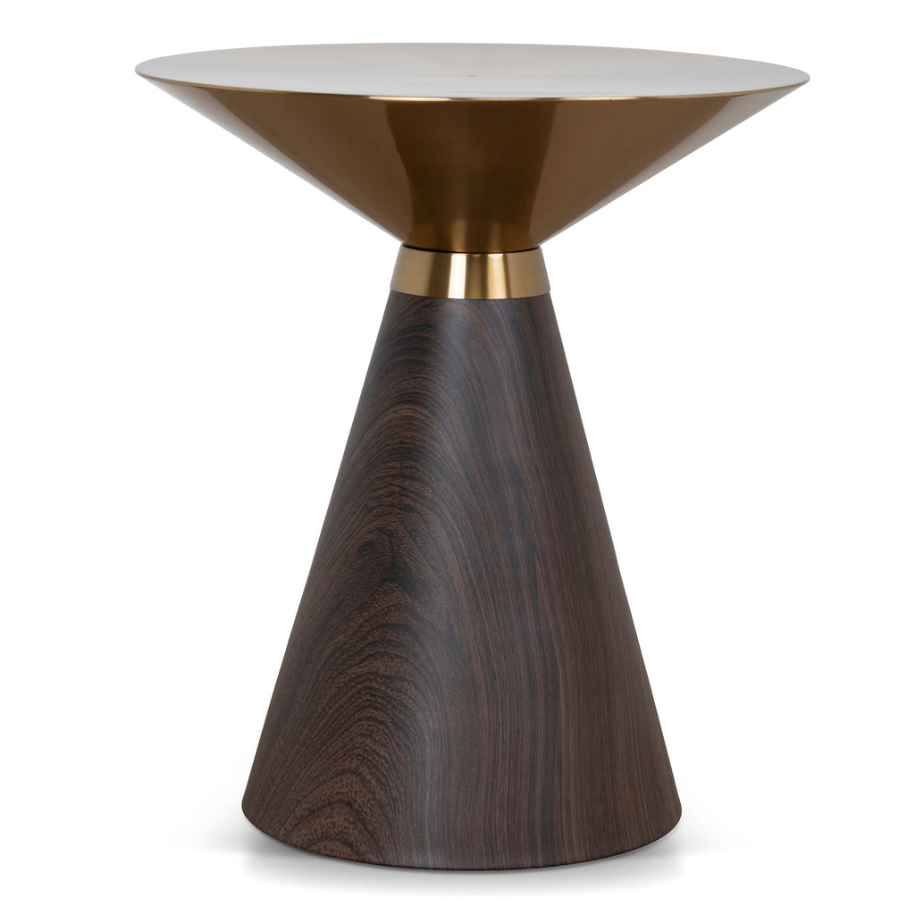 49cm Capri Side Table - Walnut