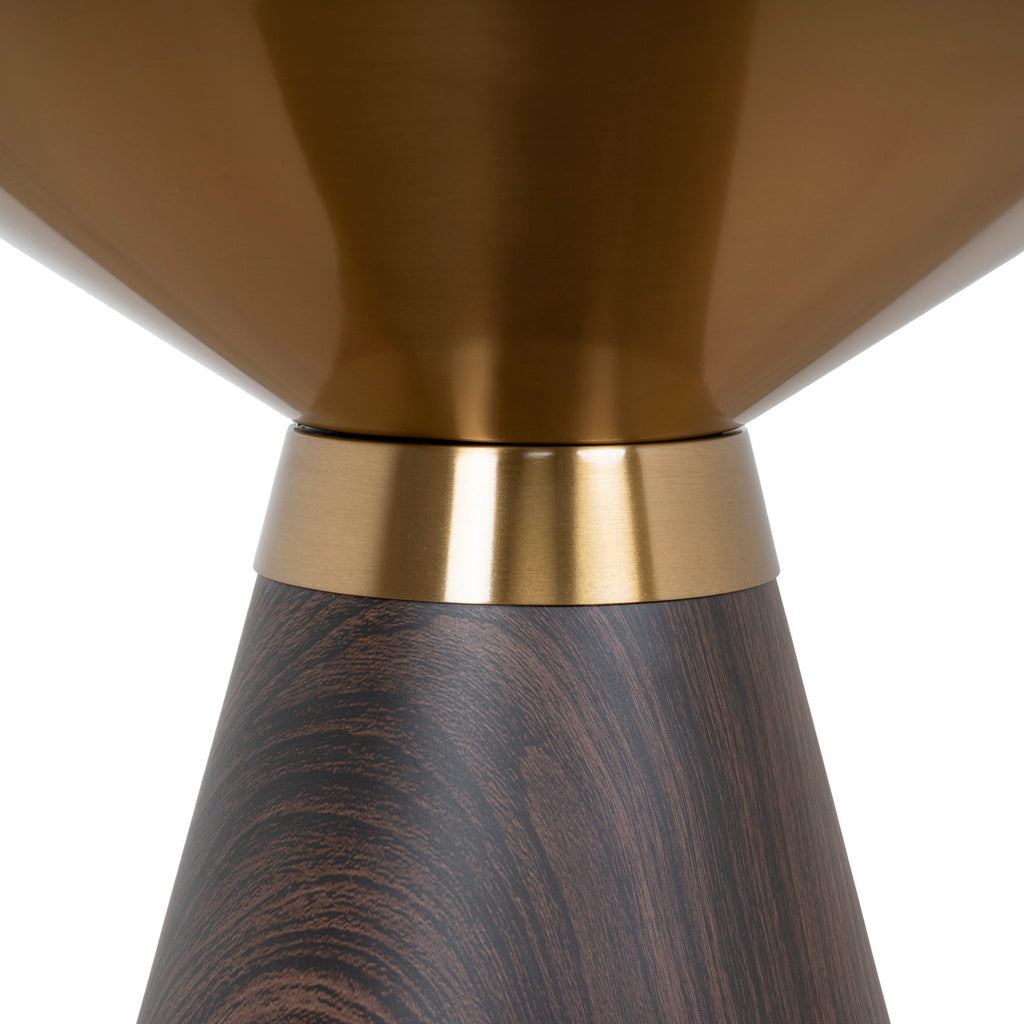49cm Capri Side Table - Walnut