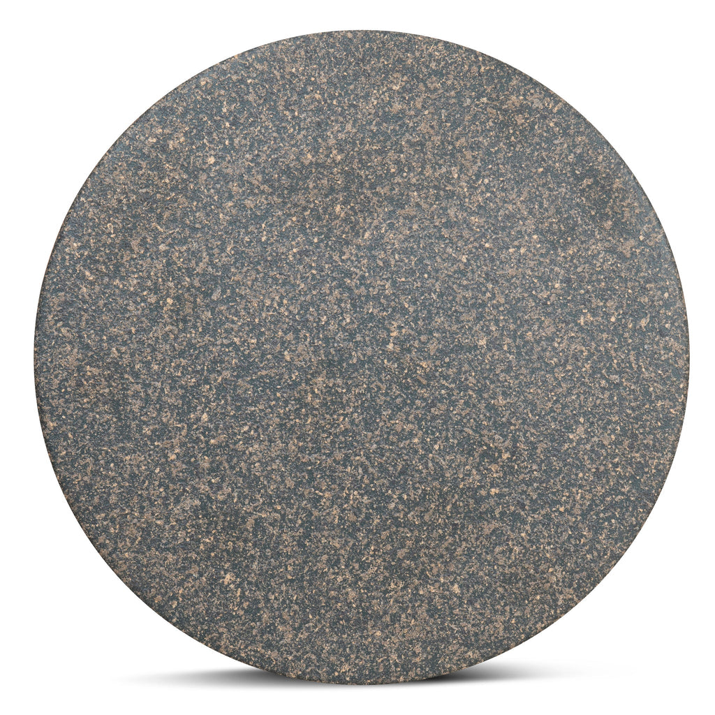 60cm Fibre Glass Capri Side Table - Charcoal Latte