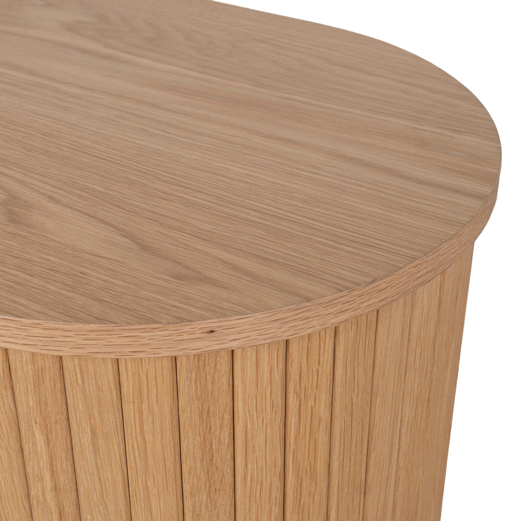 55cm Capri Side Table - Natural