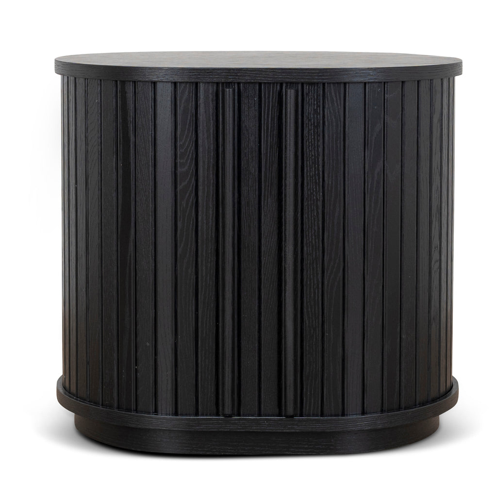 55cm Capri Side Table - Full Black