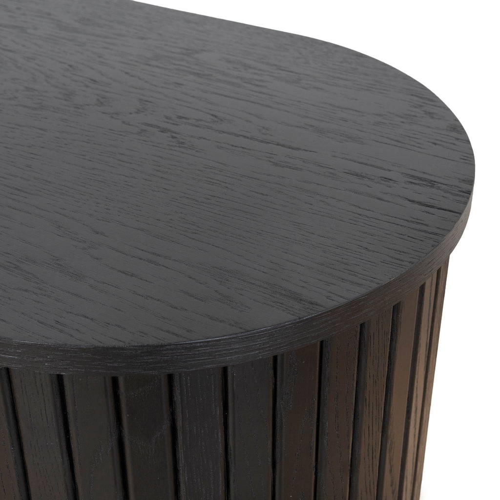 55cm Capri Side Table - Full Black