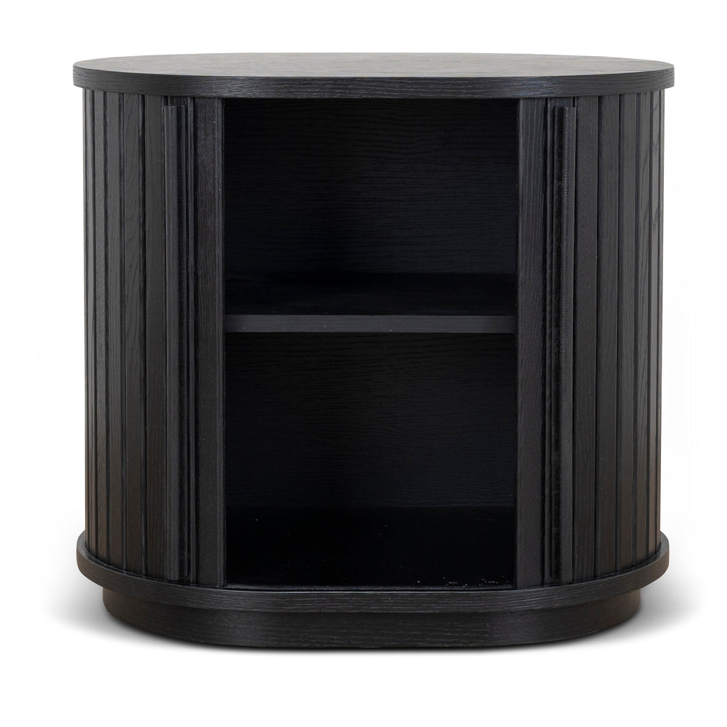 55cm Capri Side Table - Full Black