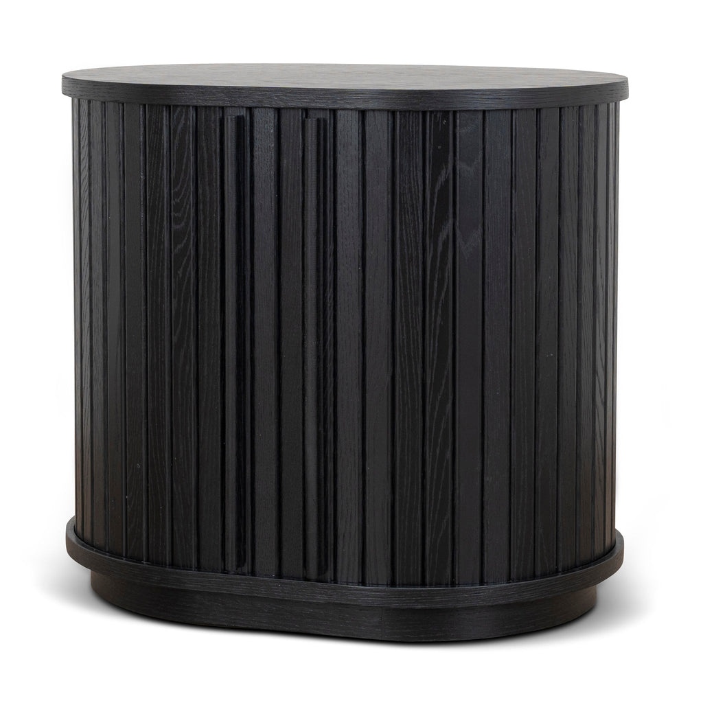 55cm Capri Side Table - Full Black
