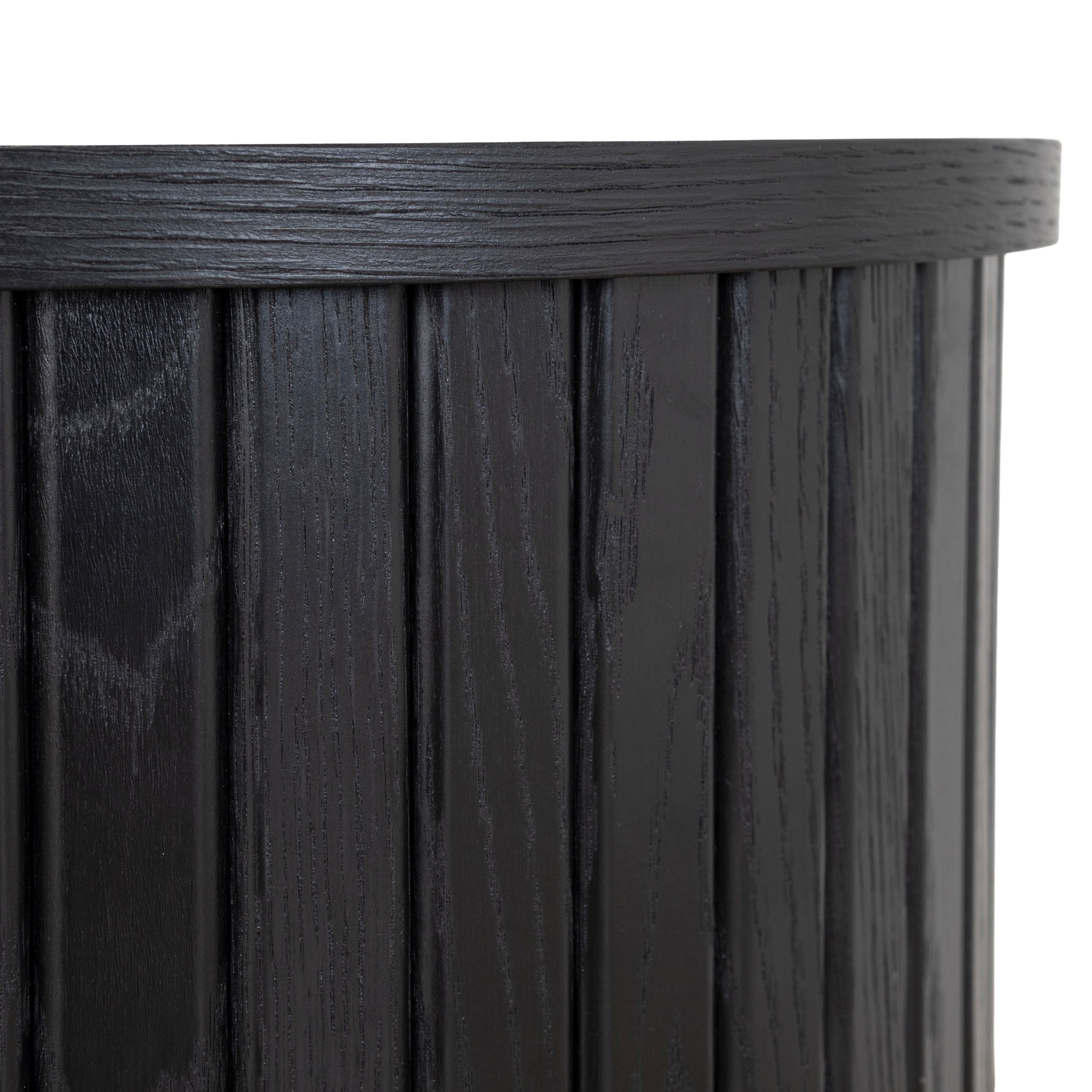55cm Capri Side Table - Full Black