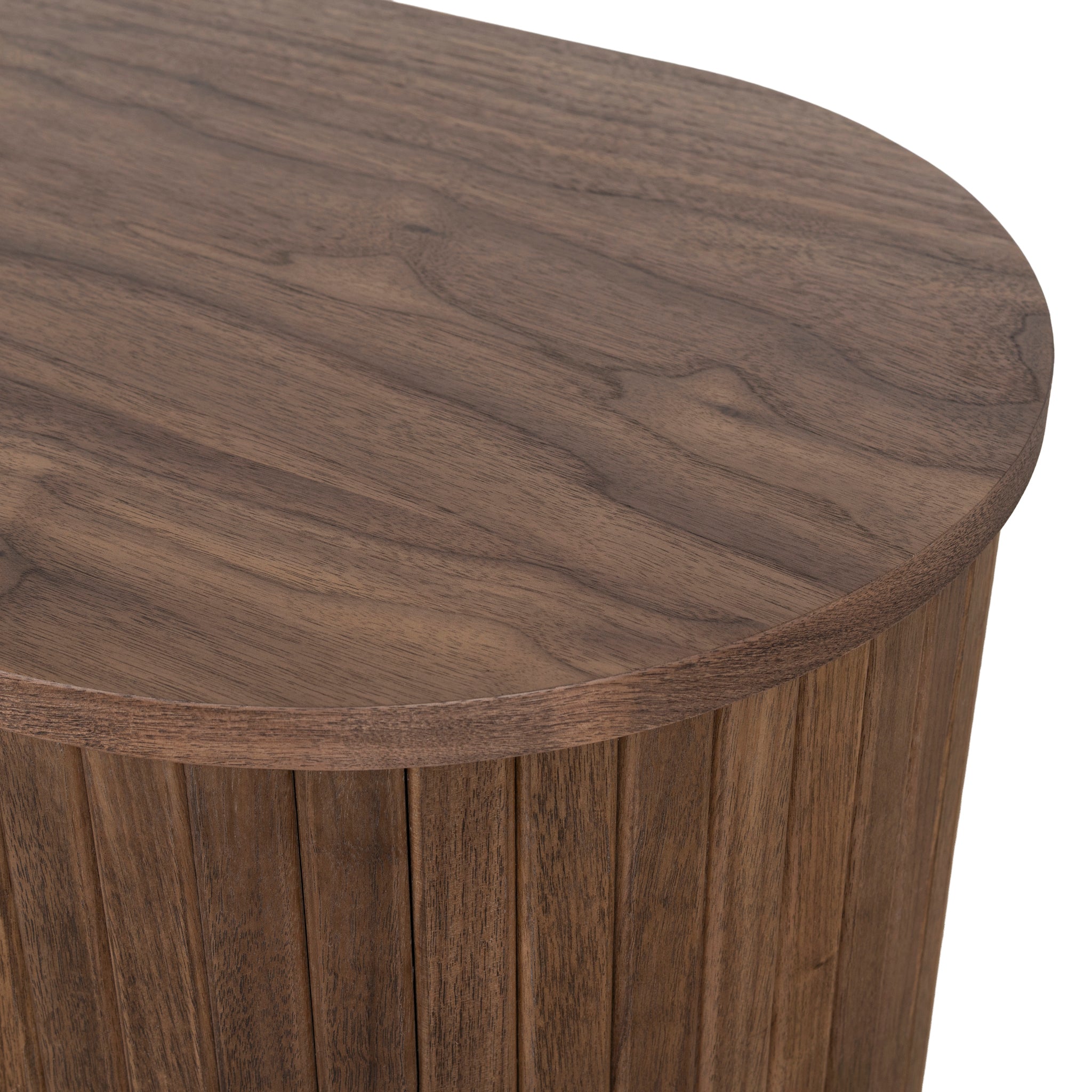 55cm Capri Side Table - Walnut
