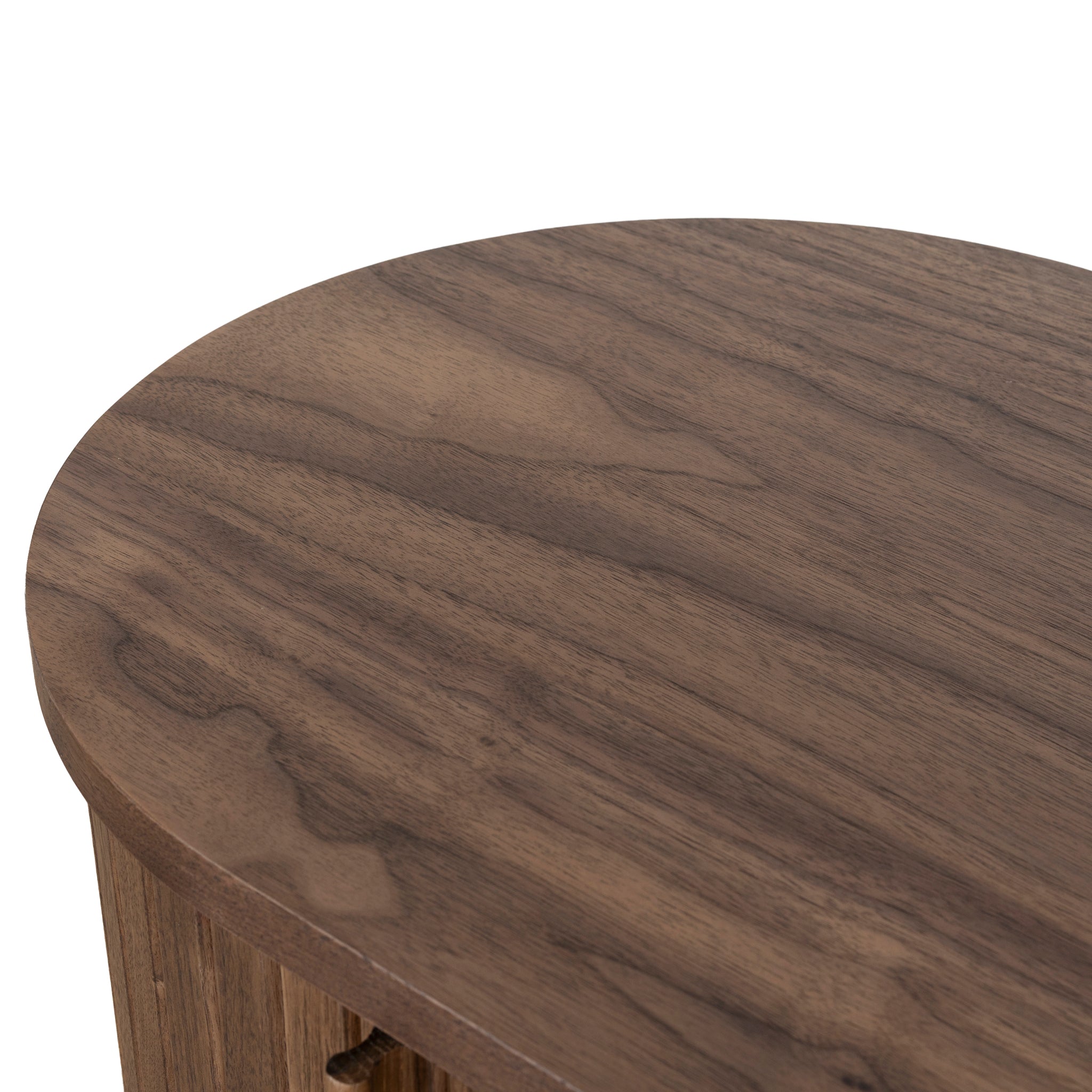 55cm Capri Side Table - Walnut