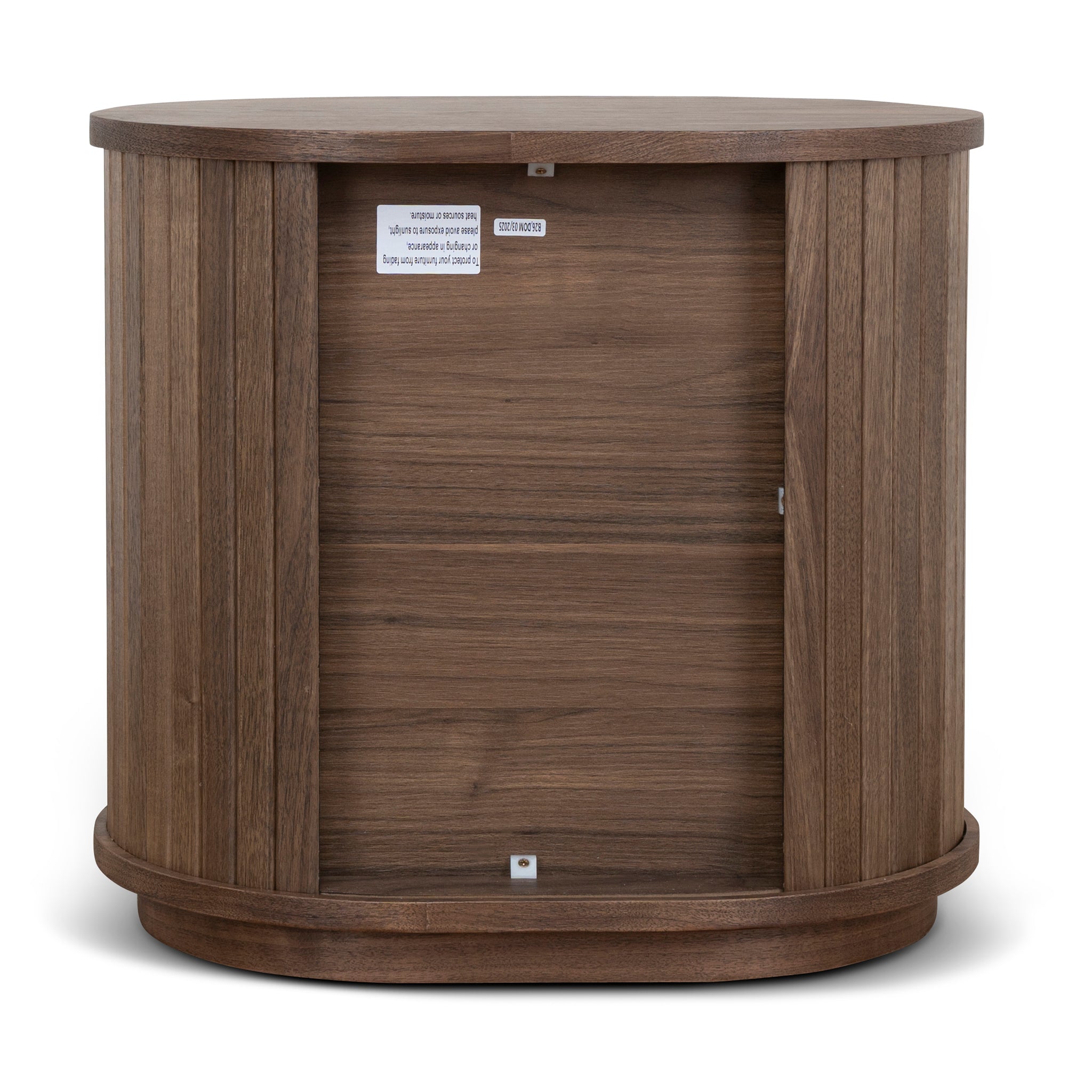 55cm Capri Side Table - Walnut