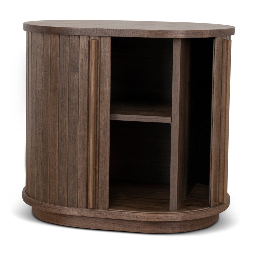 55cm Capri Side Table - Walnut