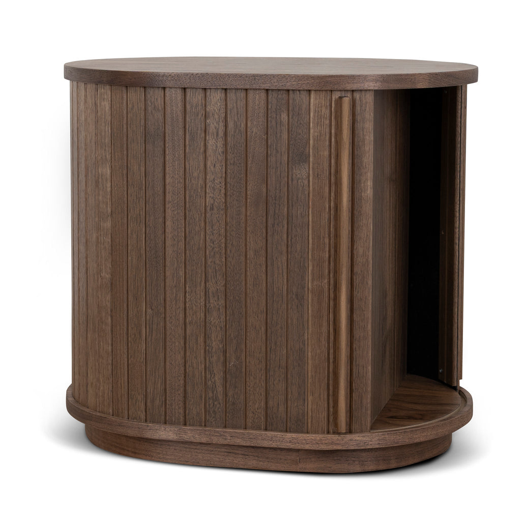 55cm Capri Side Table - Walnut