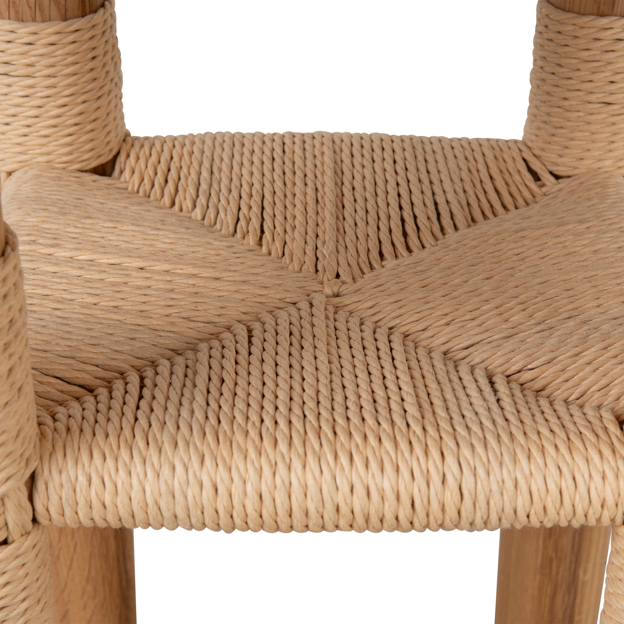 42cm Round Capri Side Table - Natural